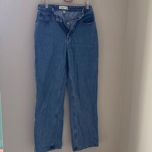 Abercrombie & Fitch Women's Straight Leg Blue Jeans